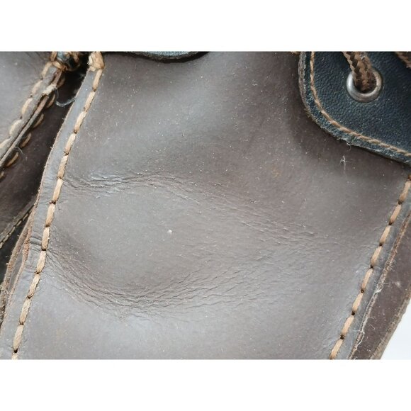 Rockport Men's Boat Deck Shoes Brown Leather Upper Rubber Soles Size 13 - Picture 11 of 16